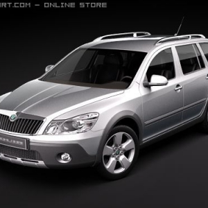 Skoda O2 Scout 3D