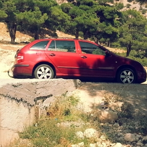 Skoda Fabia 1.9 TDI 2006 In de bergen