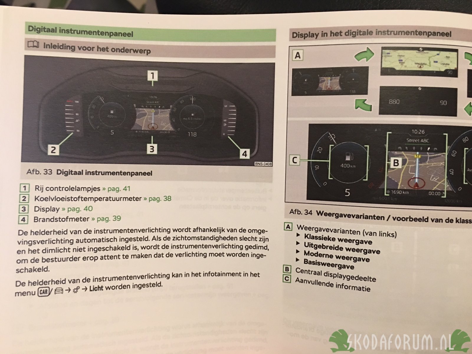 Binnenkort digitaal dashboard in Kodiaq ?