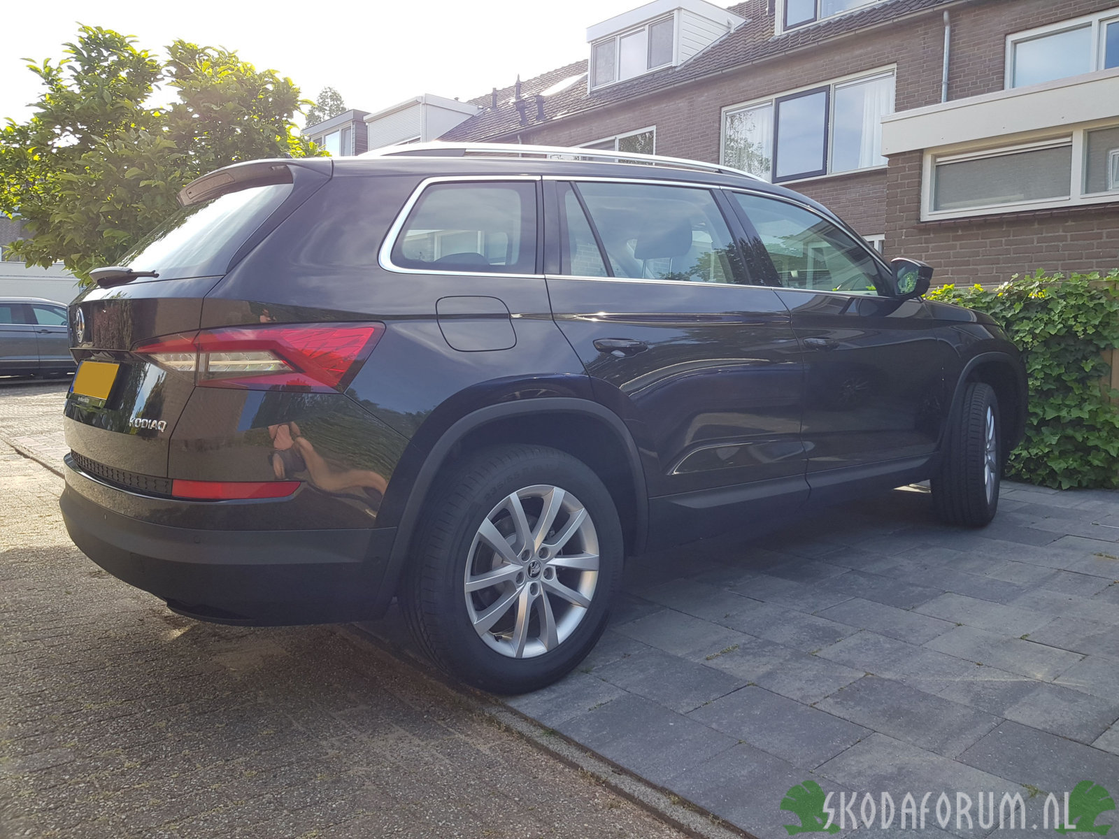 Foto nieuwe kodiaq achterkant