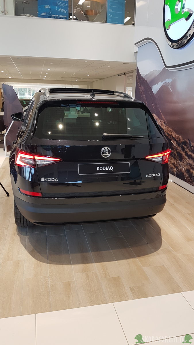 Kodiaq zwart achterkant