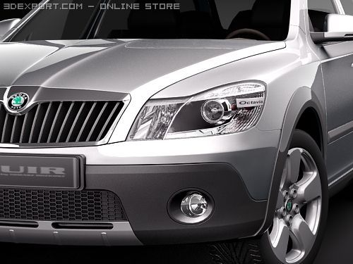 Skoda O2 Scout 3D