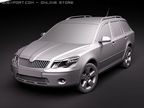 Skoda O2 Scout 3D